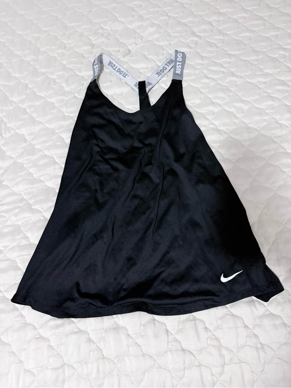 Nike Black Women's Performance Tank with Branded Straps